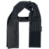 elegantný pánsky šál čierny