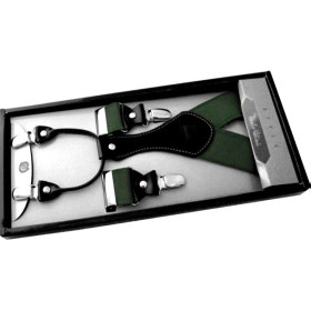 Tmavozelené traky exkluzívne poľovnícka zelená