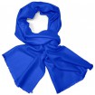 Pánsky šál parížska modrá so strapcami