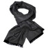 Pánsky šál grafitový s čiernymi strapcami