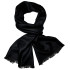 Pánsky šál čierny so strapcami