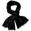 Pánsky šál čierny so strapcami