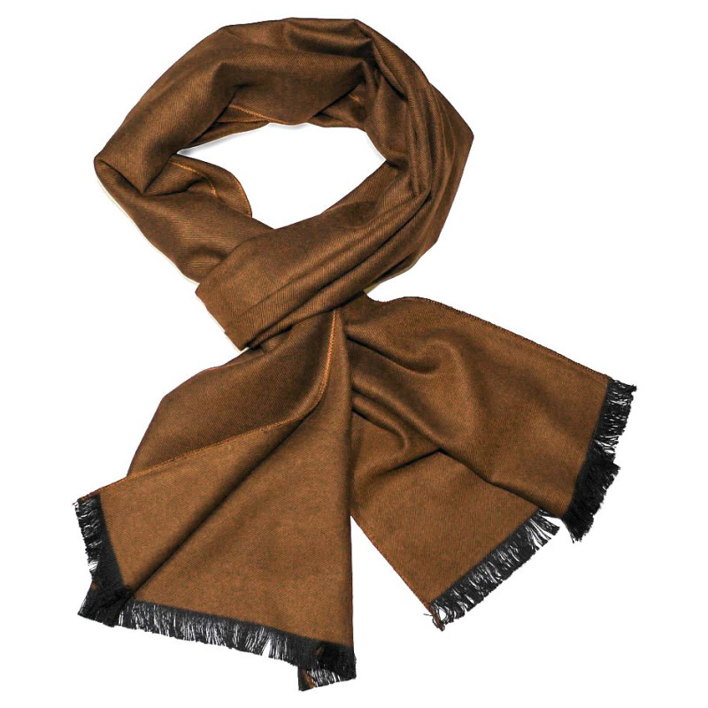 hnedý šál pánsky