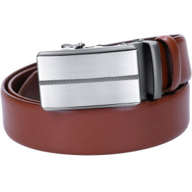 hnedý kožený opasok pánsky