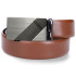 Kožený opasok svetlohnedý s automatickou sponou VINCITORE