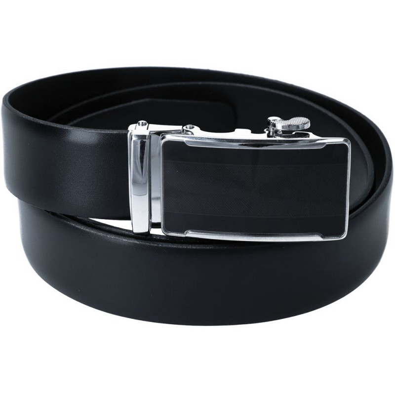 pánsky kožený opasok čierny