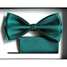 Smaragdový motýlik štruktúrovaný s vreckovkou