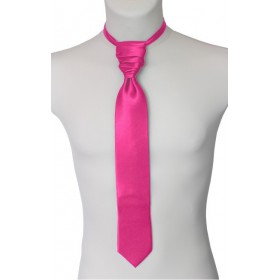 Francúzska kravata ružová s vreckovkou