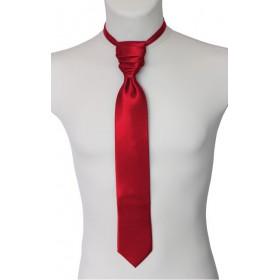 Francúzska kravata červená