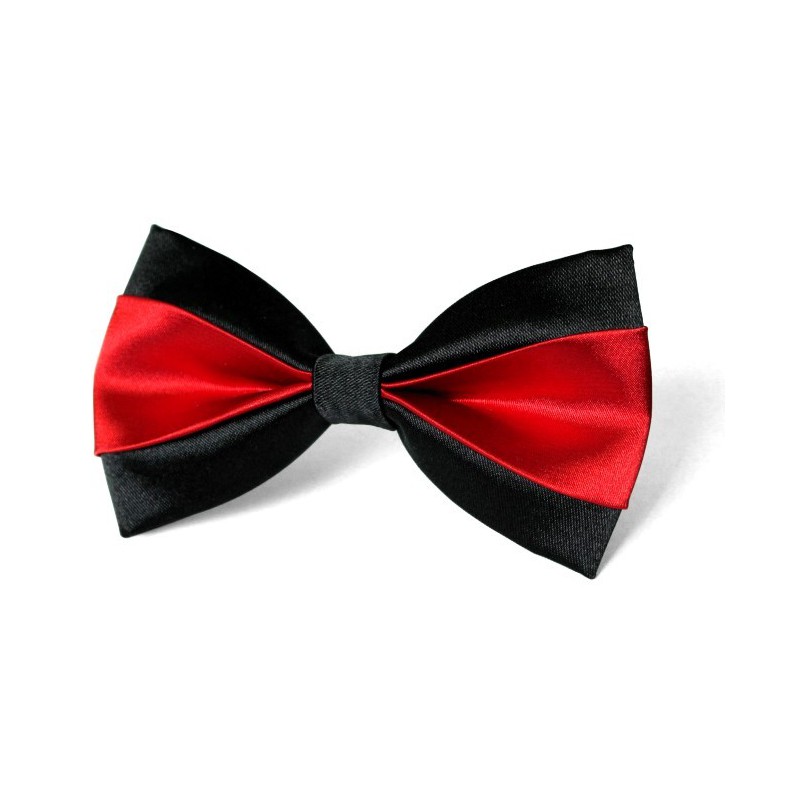 Motýlik čierno-červený s vreckovkou