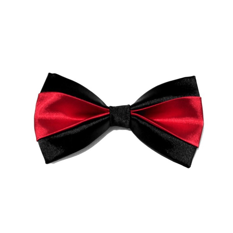 Motýlik čierno-červený s vreckovkou