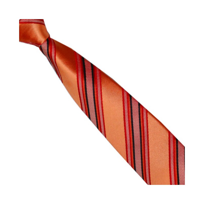 Detská kravata sýtooranžová