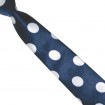 Detská kravata granátová s bielymi bodkami dizajn BWT